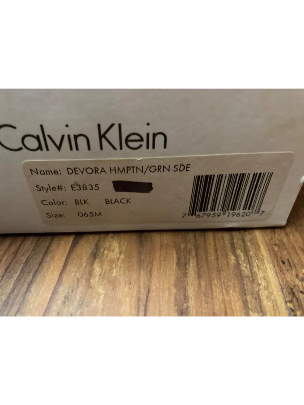 Calvin Klein Black Suede Women's Platform Sandals Size 6.5M New In Box